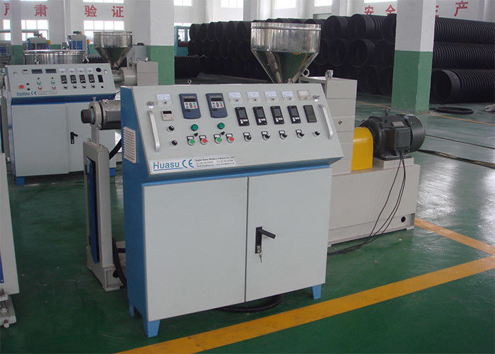 PVC / PE / PP Dây chuyền đùn ống sóng đơn tường Ống / Ống