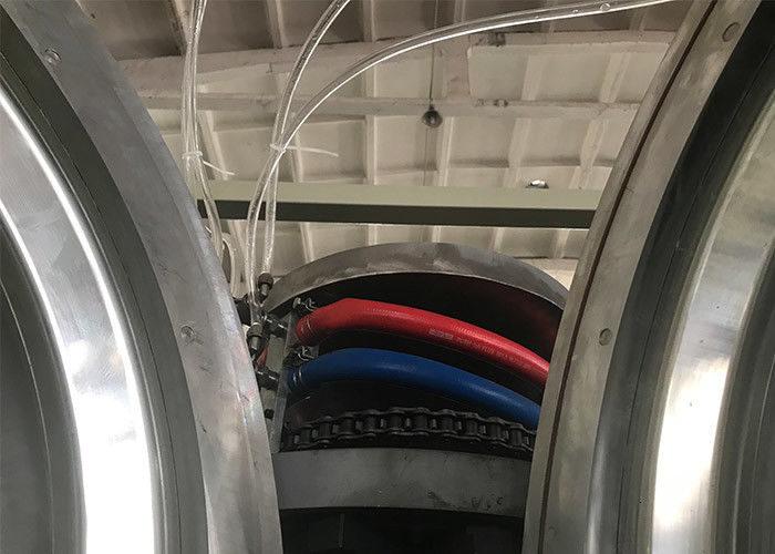 Máy ép đùn ống nhựa PE PP PVC HDPE Dây chuyền ống sóng đôi