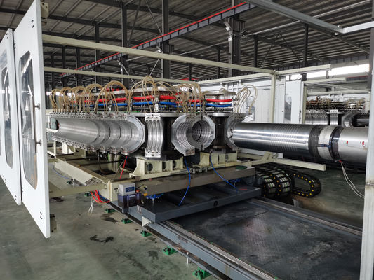 Fast Speed Single And Double Wall Corrugated Pipe Machine For Production