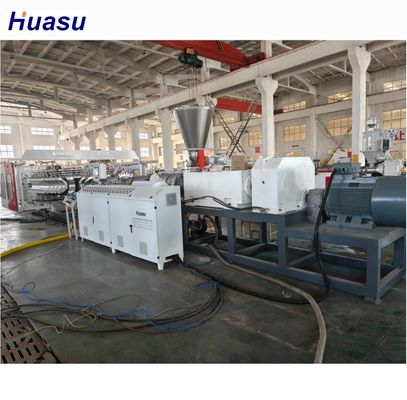 PE PP PVC Double Wall Corrugated Pipe Extrusion Line With Screw Material 38CrMoALA 32-1600mm