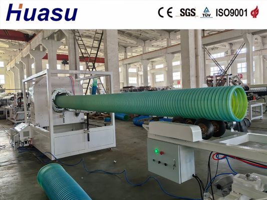 PVC Double Wall Corrugated Pipe Extrusion Line 500-2000Kg/h Capacity