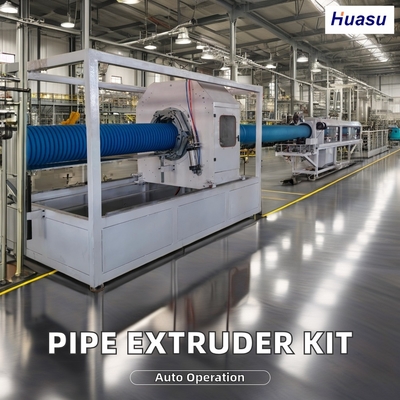 PVC Double Wall Drainage Pipe Extrusion Line 2-33m/min Full-Automatic