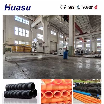 High Capacity Single Wall Corrugated Pipe Extrusion Line with 60-2000kg/h Capacity and 32mm-1600mm Diameter Range