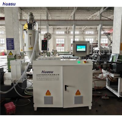 Single Wall Corrugated Pipe Extrusion Line with Barrel Nitriding Depth 0.4 to 0.7 Mm, Total Power 25 to 50, and PLC Control for Pipe Production