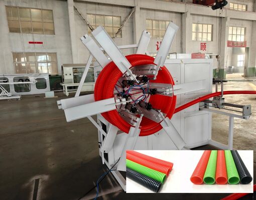 Deep Screw Channel Structure Single Wall Corrugated Pipe Extrusion Line with 1 Year Guarantee Period and High-Accuracy