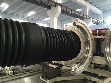 Dây chuyền sản xuất ống PVC đôi tường / Máy đùn tốc độ cao
