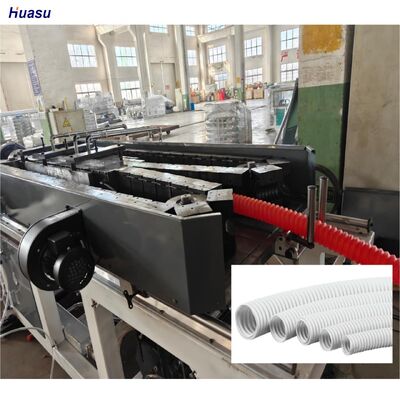 Single Wall Corrugated Pipe Extrusion Line Full Intermeshing Engagement System Rotary Mold Type Corrugator Computerized Control for Production