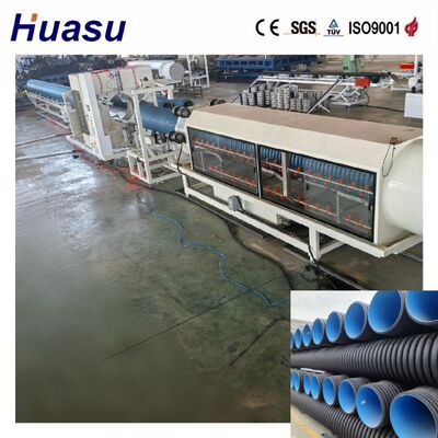 PLC Control Double Wall Corrugated Pipe Extrusion Line with 32-1600mm Diameter for High Productivity