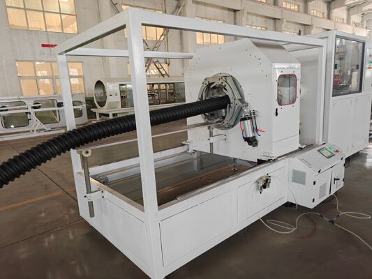 Single Wall Corrugated pipe production line designed for Spiral pipe manufacturing
