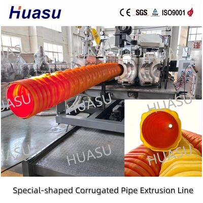 Large Diameter Irregular Plastic Corrugated Pipe Municipal Wastewater Drainage Tube