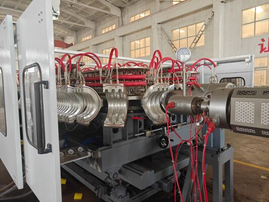 Customized Corrugated Pipe Making Machine for PP PE Plastic Processing Industrial Corrugated Pipe Production Equipment