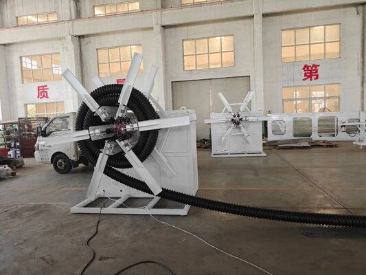 Customized Double Wall Corrugated Pipe Extrusion Line Max Pipe Diameter 1600mm Full Intermeshing Engagement System for Durable Pipe Production